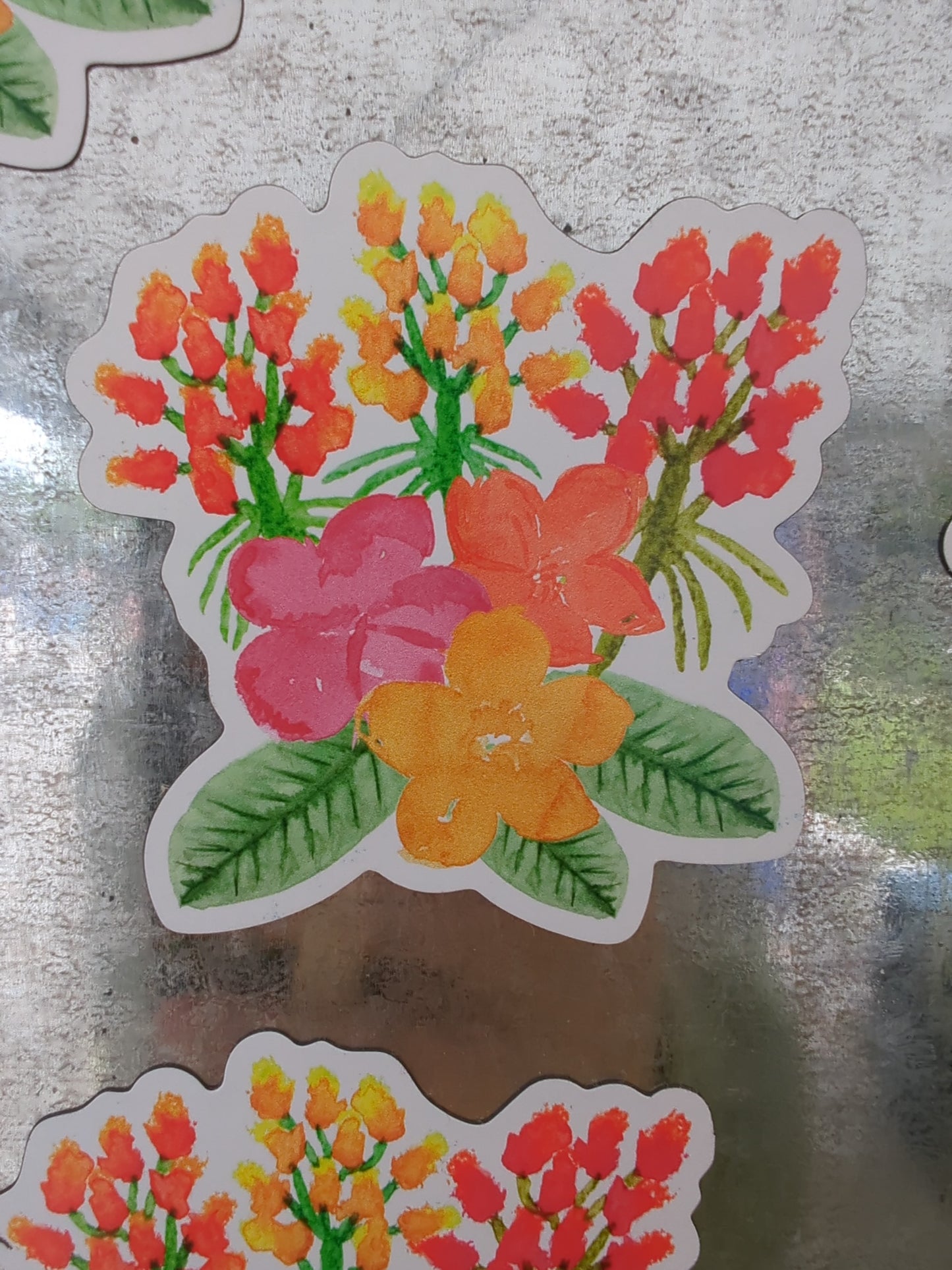 Tropical Blooms magnet