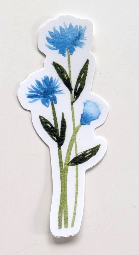 Stickers - Blue Aster