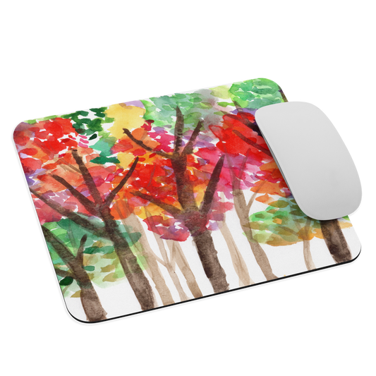 Fall Trees Mouse Pad
