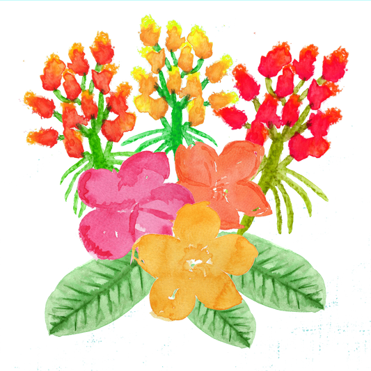 Stickers - Tropical Blooms