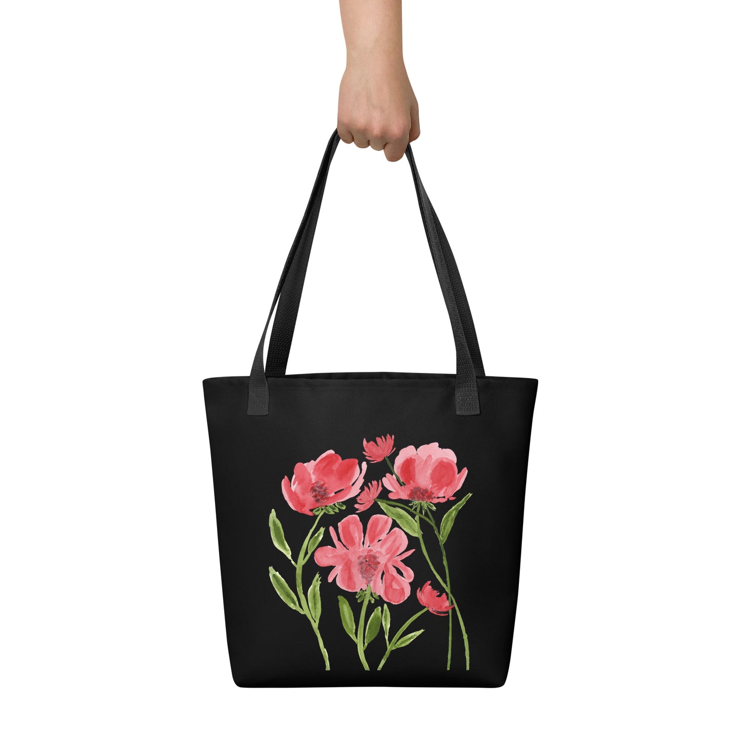 Red Bouquet Tote Bag