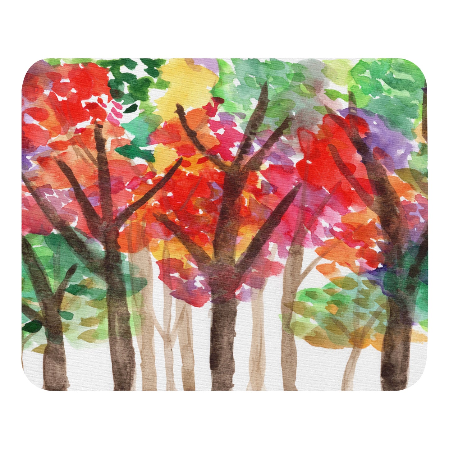 Fall Trees Mouse Pad