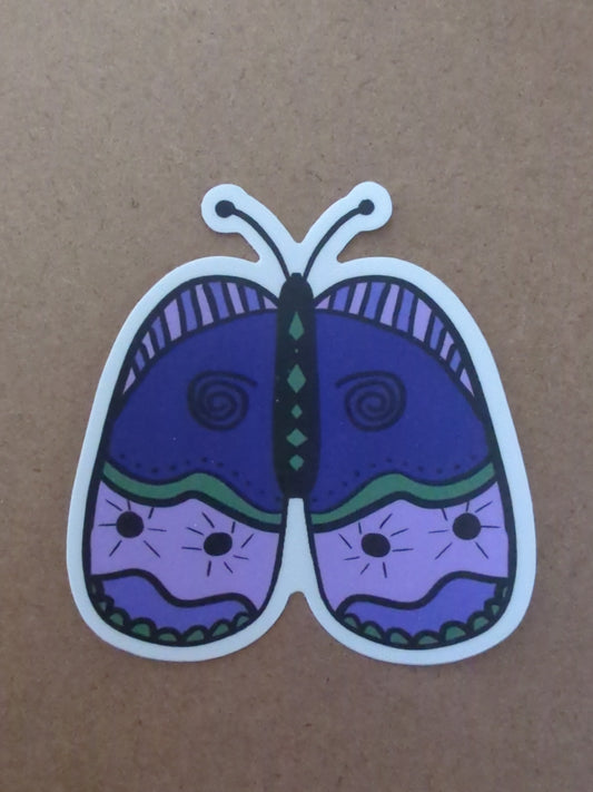 Butterfly sticker