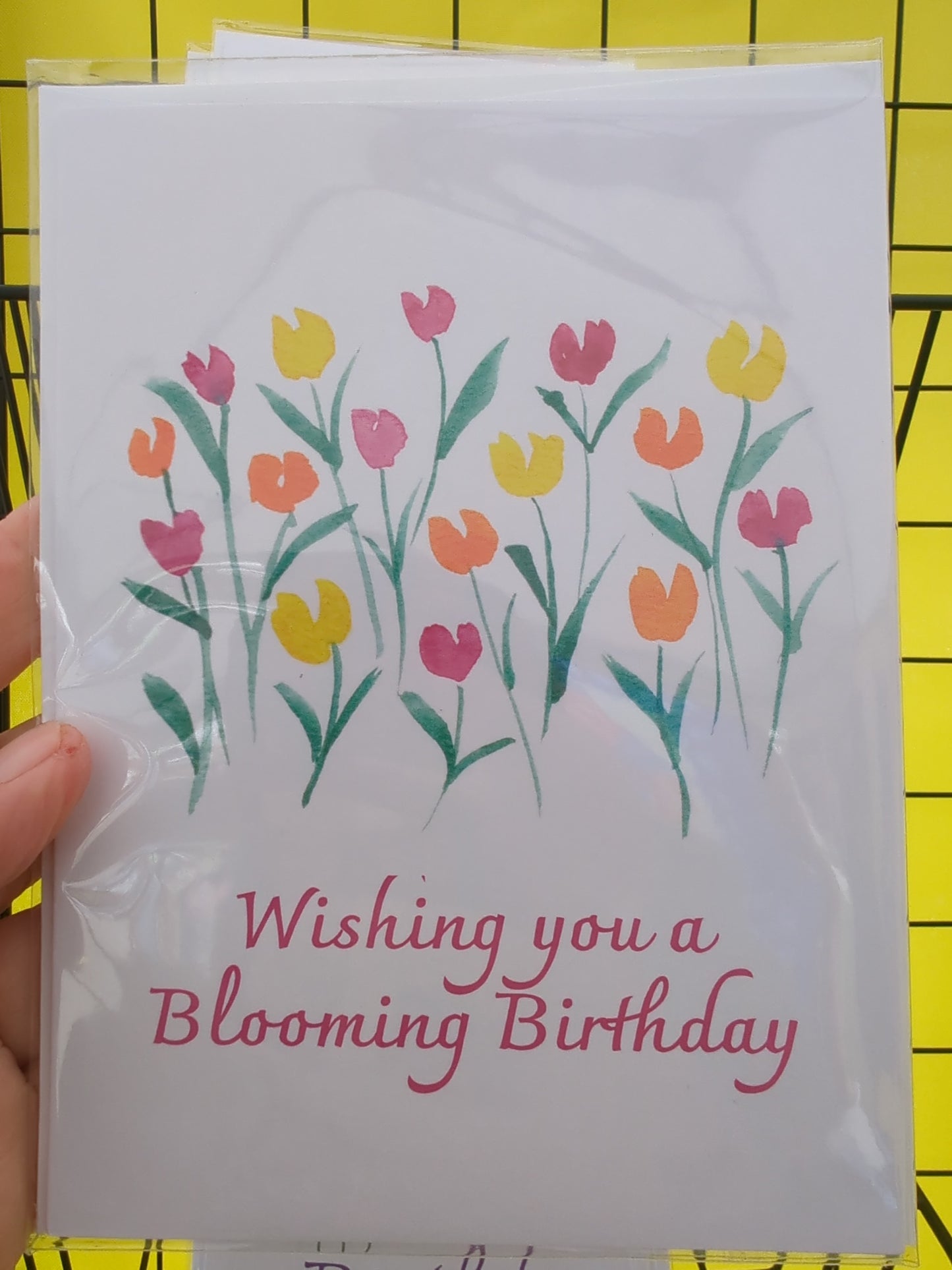 Tulip Birthday card