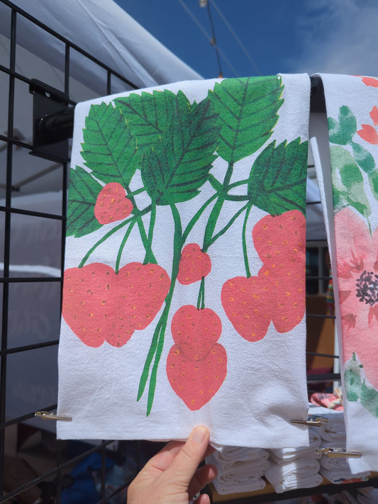 Tea Towels - Strawberries