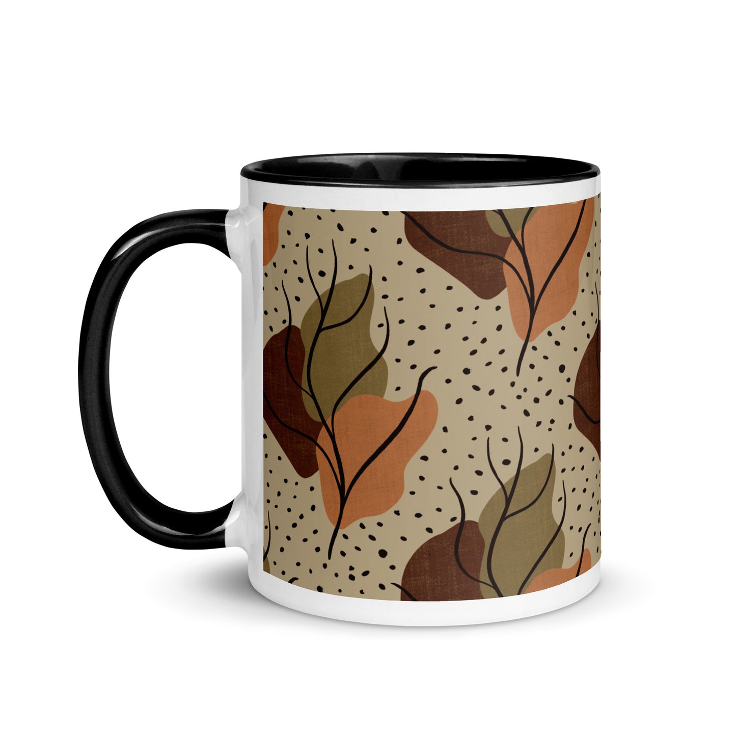 Neutral Leaves Mug