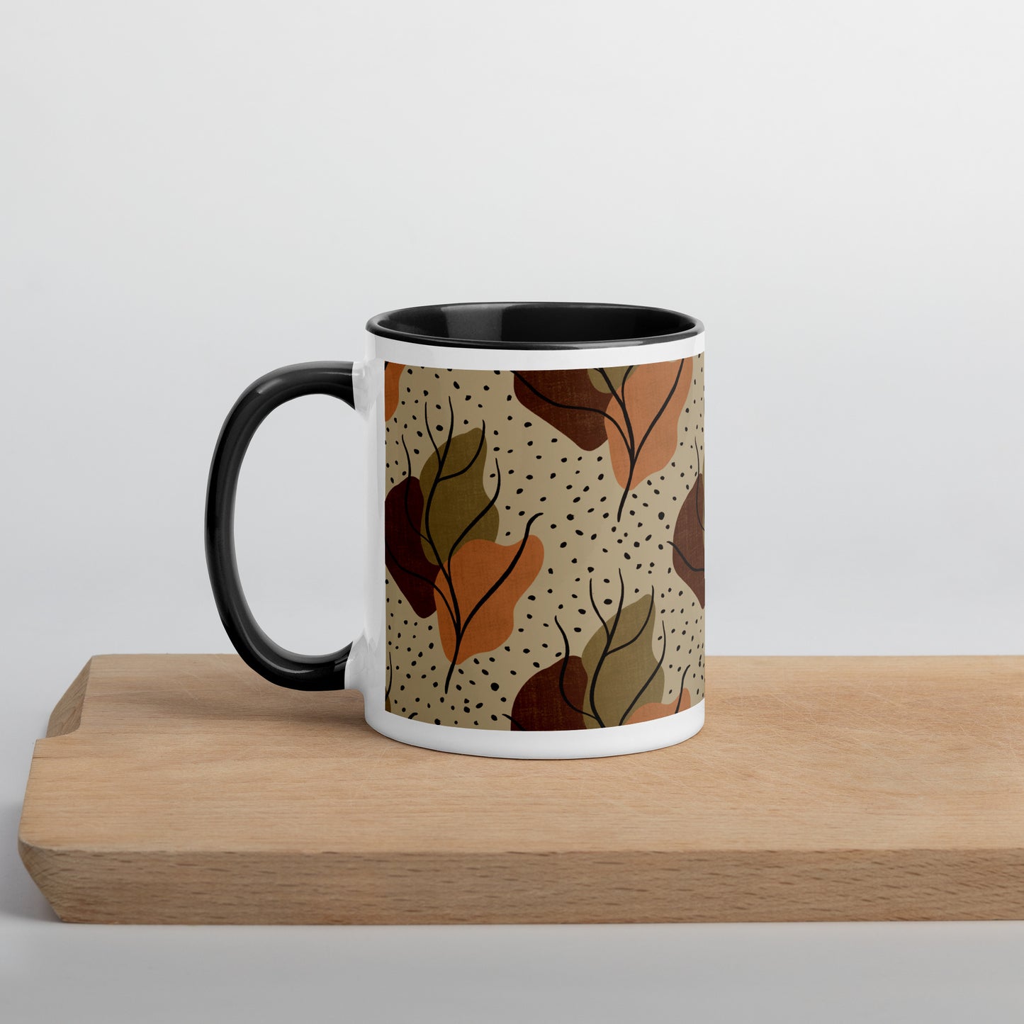 Neutral Leaves Mug