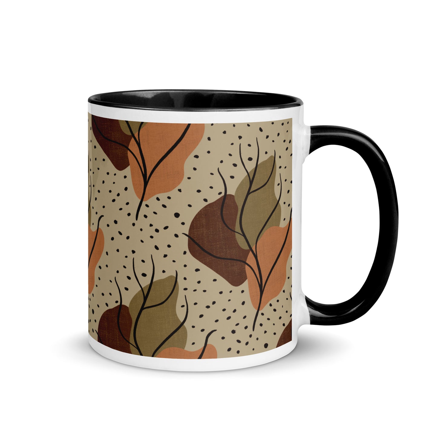 Neutral Leaves Mug