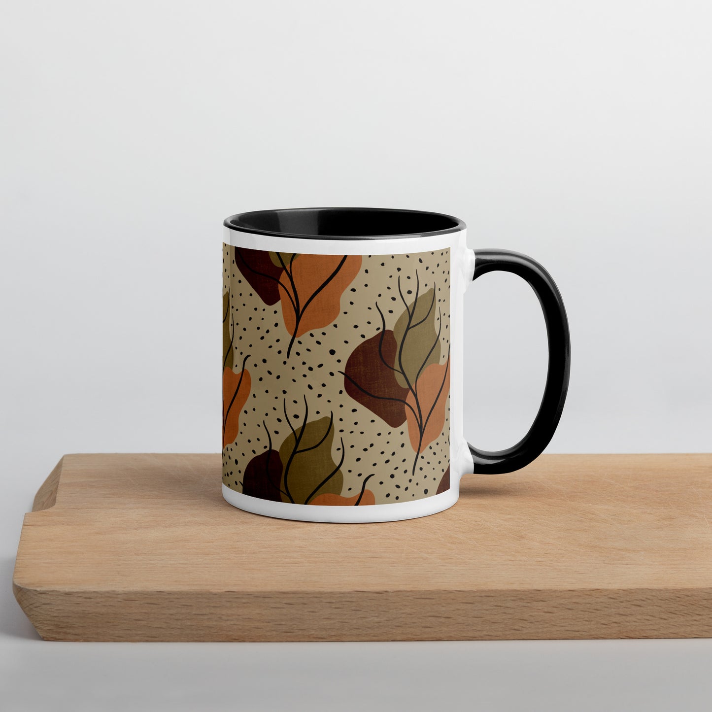 Neutral Leaves Mug